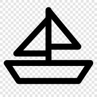 sailing, boat, maritime, cruising icon svg