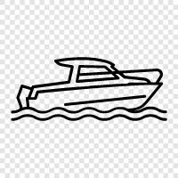 sailing, cruising, fishing, ocean icon svg
