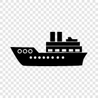 sailing, ocean, voyage, ocean liner icon svg