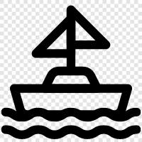 sailing, cruising, sailing vessel, yacht icon svg