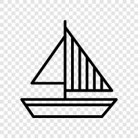 sailing, yacht, sailing yacht, racing boat icon svg