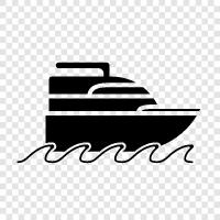 sailing, marine, boat, water icon svg