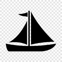 sailing, cruising, sailingboat, yacht icon svg