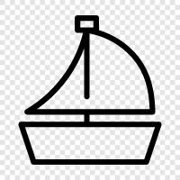 sailingboat, sailing instructor, sailing races, sailing lessons icon svg