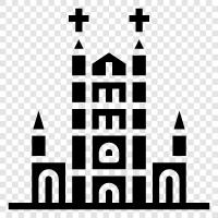 saint bernard cathedral, saint francis cathedral, saint john the bapt, saint bravo cathedral icon svg