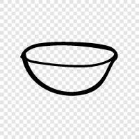 salad, bowl, vegetables, fruits icon svg