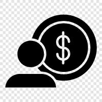 salary, wages, income, cash flow icon svg