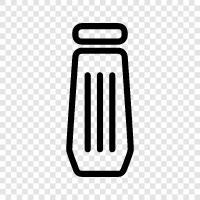 Salt Storage, Salt Shaker, Salt Dispenser, Salt Bottle icon svg