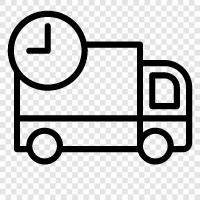 same day delivery, next day delivery, quick shipping, fast shipping icon svg