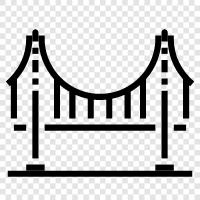 san francisco, bridges, Bay Area, golden gate bridge icon svg
