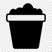 sand bucket for sale, bucket for sand, bucket for gravel, bucket for icon svg