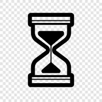 sand timer, hourglass timer, time, hourglass icon svg