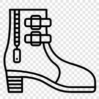 Sandalen, Stiefel, Turnschuhe, Wohnungen symbol