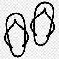 Sandalen, Schuhe symbol