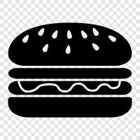 sandwich, hot dog, hamburger joint, hamburger stand icon svg