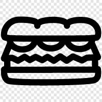 sandwich maker, sandwich recipes, sandwich filling, Sandwich icon svg