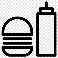 sandwiches, burgers, wraps, salads icon svg