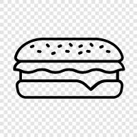 sandwiches, footlong, healthy, diet icon svg