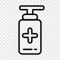 sanitize, germicidal, alcoholfree, moisturizing icon svg