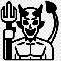 Satan, Hell, Devil s Advocate, Lucifer icon svg