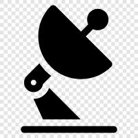 Satellite Receiver, Satellite TV, installer, customer support icon svg