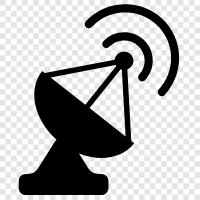 Satellite Receiver, Satellite Antenna, Satellite TV, Satellite Service icon svg