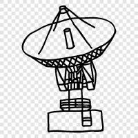 Satellite, Antenna, Direct TV, OTA icon svg