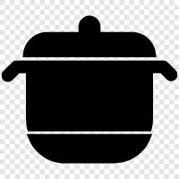 saucepan, cookware, kitchen, cooking icon svg