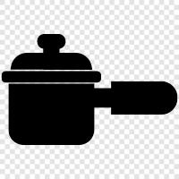 saucepan, pan, cookware, cook icon svg