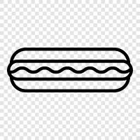 sausage, frankfurter, dogs, frank icon svg