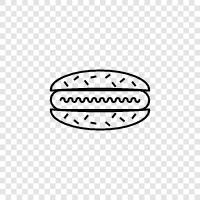 sausage, breakfast, brunch, lunch icon svg