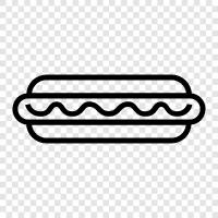 sausage, frankfurter, wiener, frank icon svg