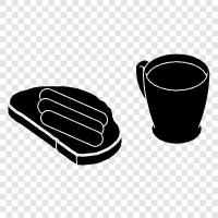 sausage toasts, breakfast sausage toasts, toast with sausage icon svg