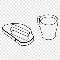 sausage toasts, sausage and toast, sausage and eggs, toast with sausage icon svg