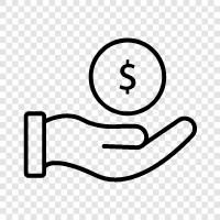 save money tips, save money on groceries, save money on clothes, save icon svg