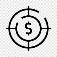 saving money, budgeting, budget tips, Target Money icon svg