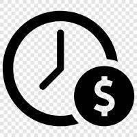 saving money, time management, budgeting, time management tips icon svg