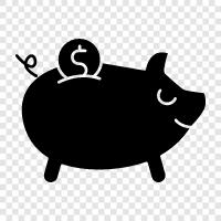 Savings Account, Invest, Investing, Savings icon svg