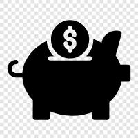 Savings, Invest, Money, Savings Account icon svg