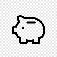 Savings, Money, Invest, Budget icon svg