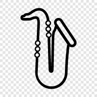 Saxophones, Saxophone music, Saxophone player, Saxophone recordings icon svg