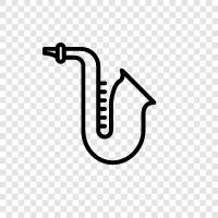 saxophones, alto saxophone, tenor saxophone, bar icon svg