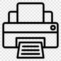 scanner, copier, printer driver, printer software icon svg