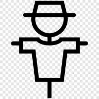 scarecrows, strawman, strawmen, scarecrow masks icon svg