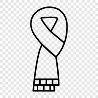 Scarves, Neck Scarf, Afghan Scarf, Wool Scarf icon svg