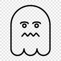 scary, haunted, ghosts, hauntings icon svg