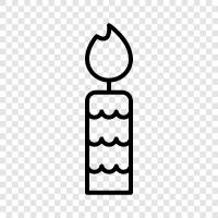 Scented Candle, Yankee Candle, Wax Candle, Pillar Candle icon svg