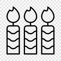 scents, candles with soy, candles with beeswax, votives icon svg