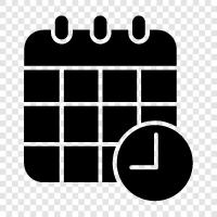 schedules, planner, diary, todo list icon svg