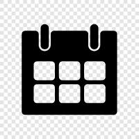 schedules, appointments, date, time icon svg